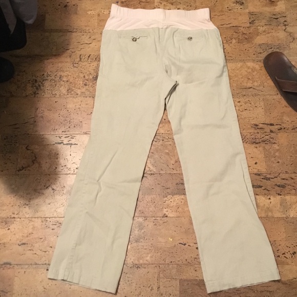 Maternity Casual Khaki Pants - Picture 3 of 4